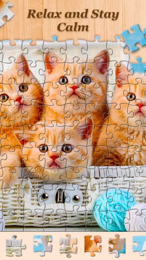 Relaxing puzzle artwork